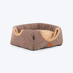 HUFT Furbulous Tent Bed For Cat - Brown & Beige