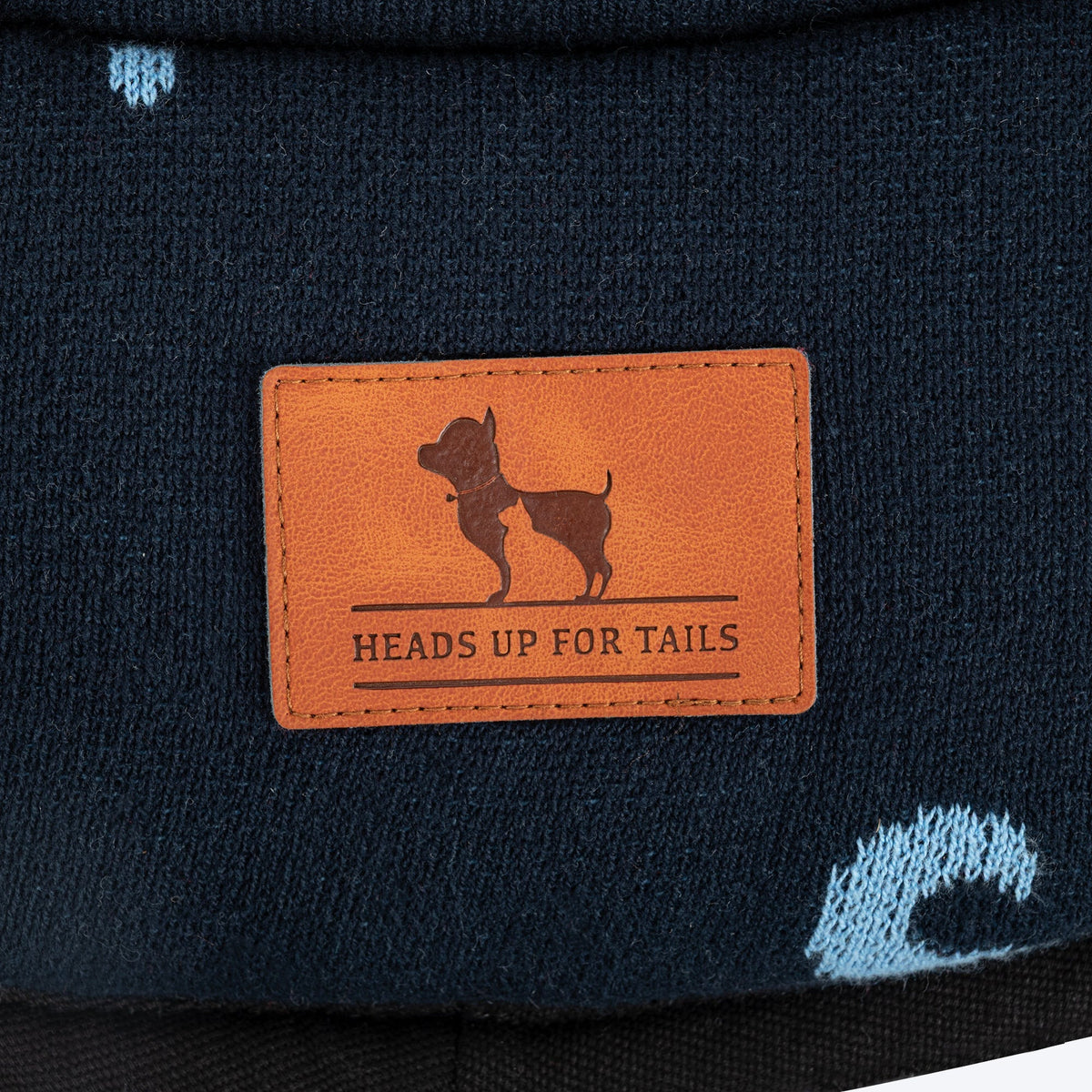 HUFT Shadow Tails Round Mat For Dog - Blue