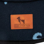 HUFT Shadow Tails Round Mat For Dog - Blue