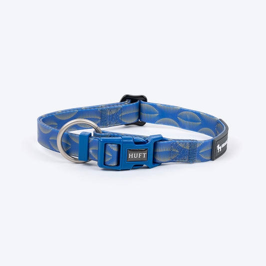 HUFT Oval Opulence Waterproof Collar For Dog - Blue