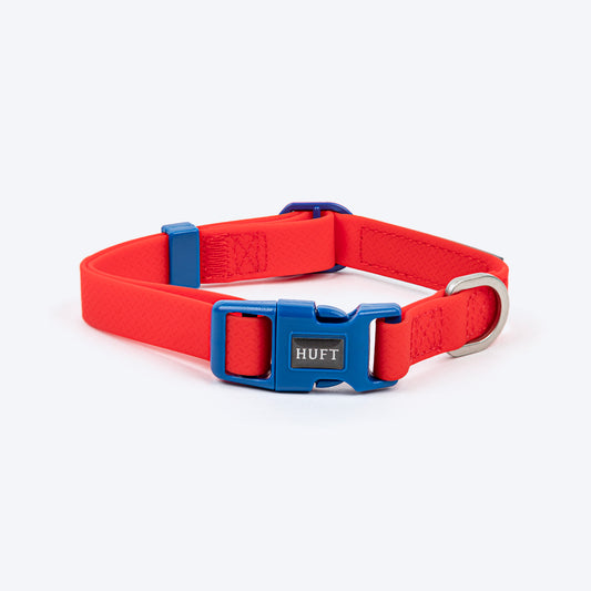 HUFT Impression Waterproof Collar For Dog - Red