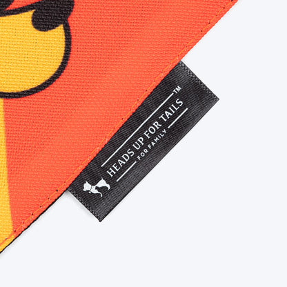 HUFT Sassy & Classy Bandana For Dog - Orange