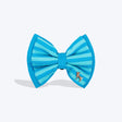 HUFT Happy Stripes Bow Tie For Dog - Blue & Turquoise