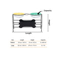 HUFT Pawlicious Double Diner For Dog - Multicolor