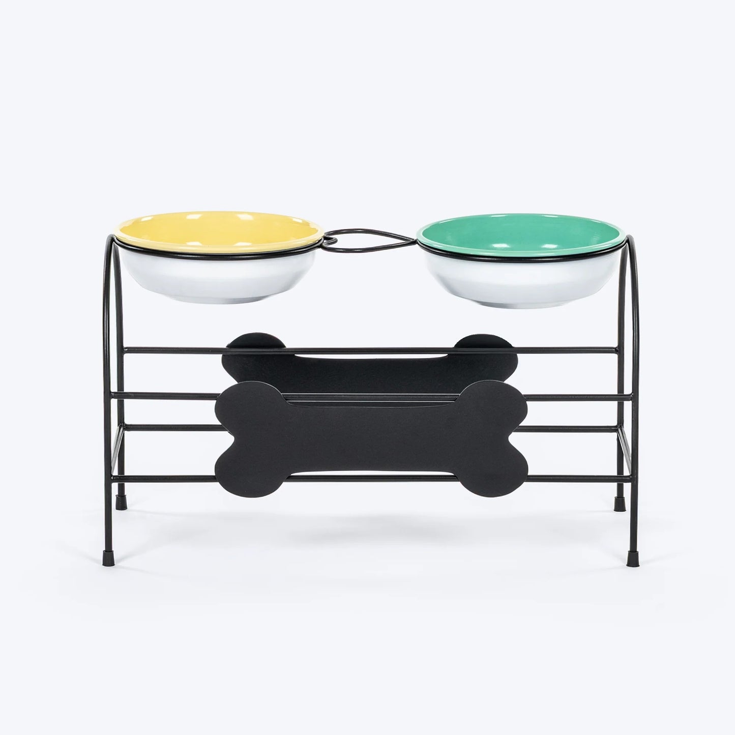 HUFT Pawlicious Double Diner For Dog - Multicolor