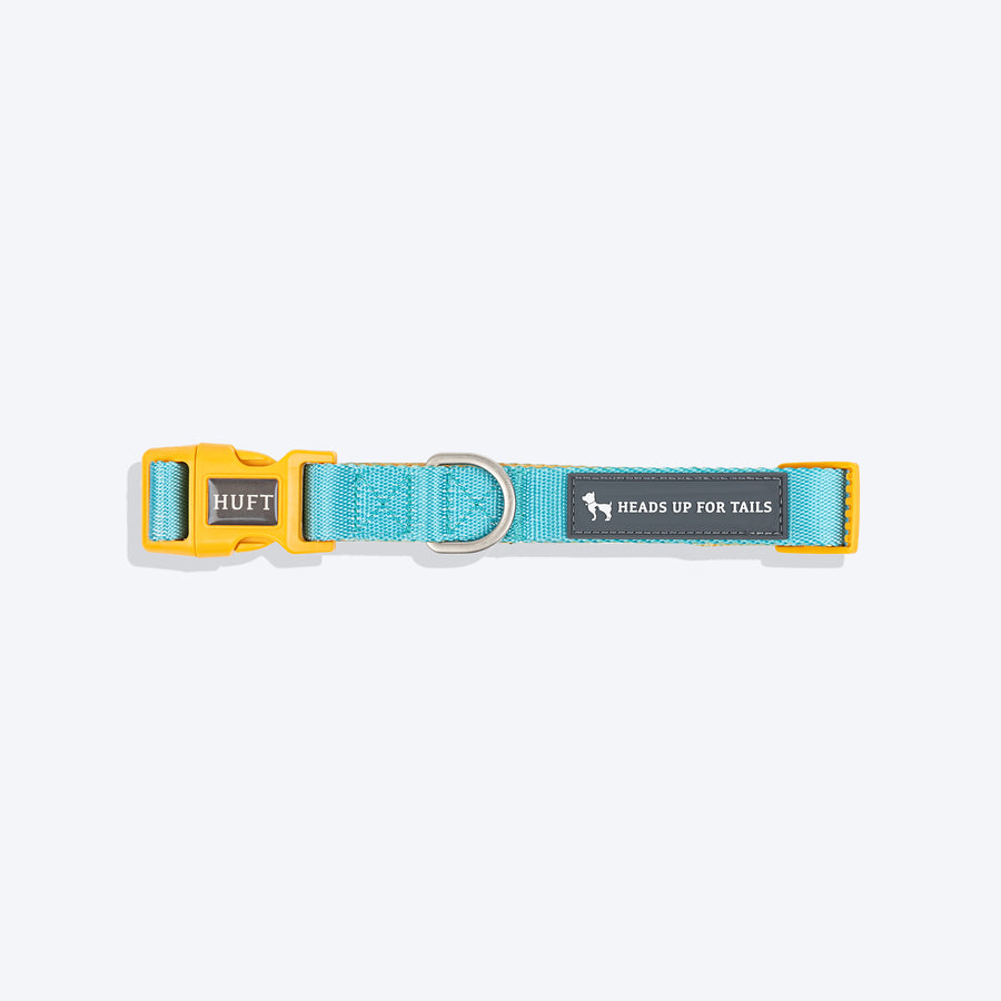 HUFT Dichromatic Collar For Dog - Turquoise & Orange