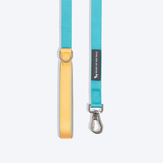 HUFT Dichromatic Leash For Dog - Turquoise & Orange