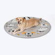 HUFT Doodle Den Round Mat For Dog & Cat - Grey
