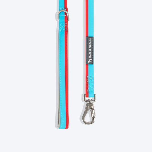 HUFT Color Fushion Waterproof Leash For Dog - Red & Sky Blue