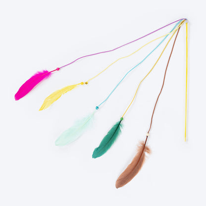 HUFT Funny Feathers Wand Toy For Cat
