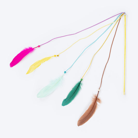 HUFT Funny Feathers Wand Toy For Cat