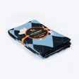 HUFT Cuddle Checks Blanket For Dog & Cat - Blue