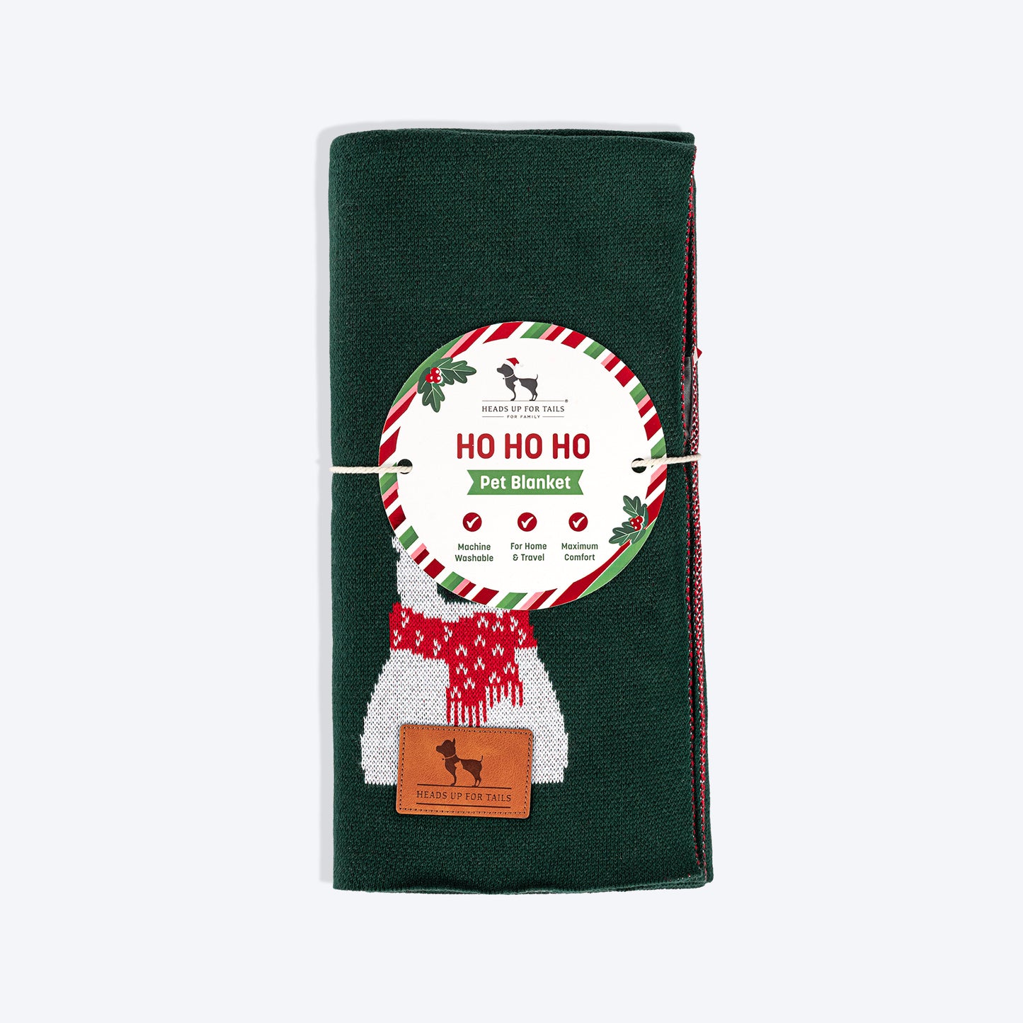 HUFT Pawlar Bear Blanket For Dog & Cat - Green