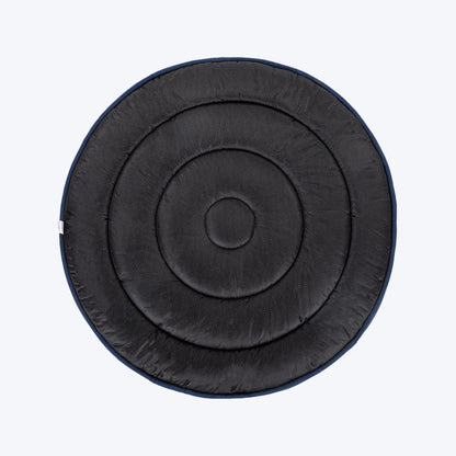 HUFT Bark & Bloom Round Mat For Dog & Cat - Blue