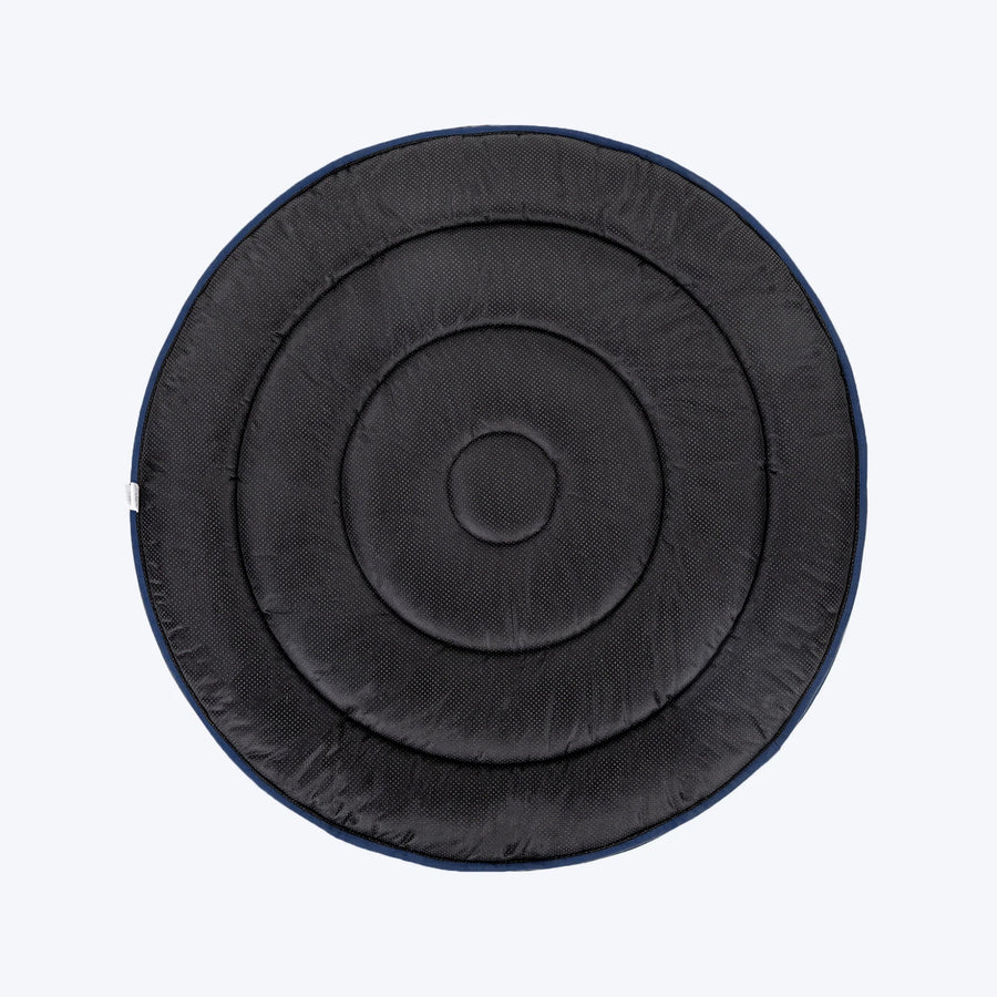 HUFT Bark & Bloom Round Mat For Dog & Cat - Blue