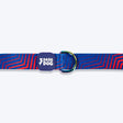 Dash Dog Chevron Dual Handle Leash For Dog - Purple