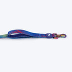 Dash Dog Chevron Dual Handle Leash For Dog - Purple