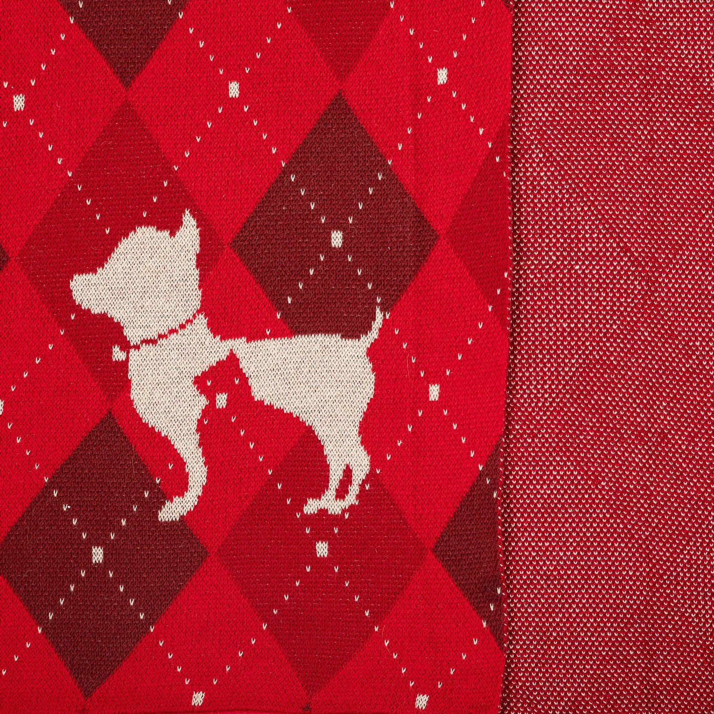 HUFT Cuddle Checks Blanket For Dog & Cat - Red