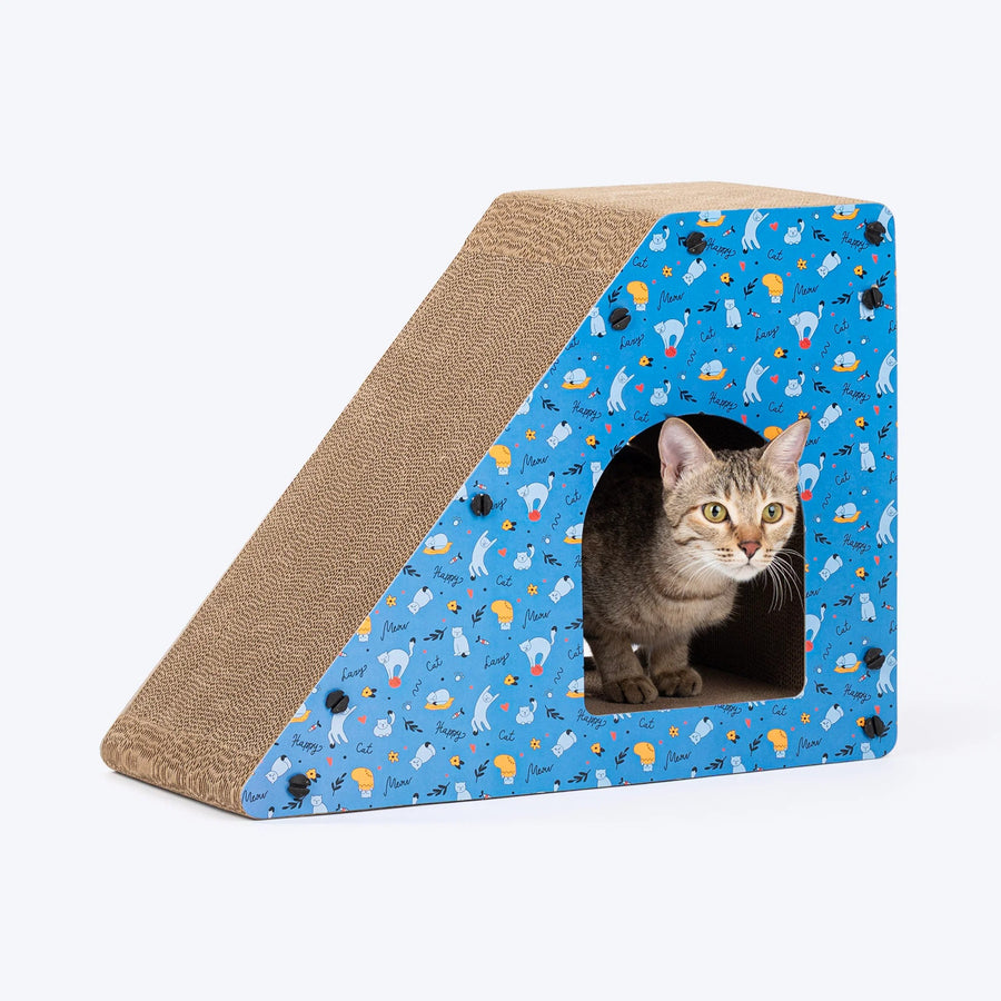 HUFT Whisker Hub Scratcher For Cat - Blue
