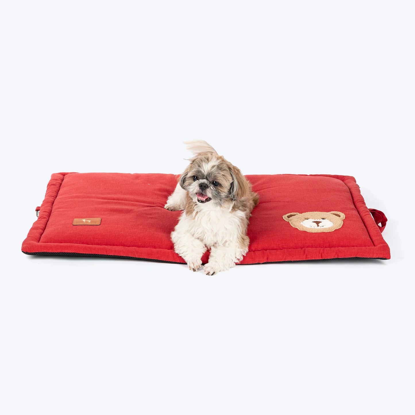 HUFT Snuggle Bear Mat For Dog - Red