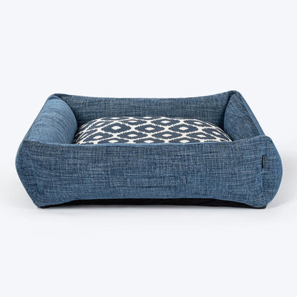 HUFT Blueloom Lounger Bed For Dog - Blue
