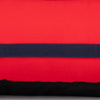 HUFT Ellie Classic Lounger Bed For Dog - Red & Navy