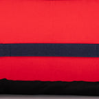 HUFT Ellie Classic Lounger Bed For Dog - Red & Navy