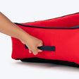 HUFT Ellie Classic Lounger Bed For Dog - Red & Navy