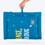 HUFT Pawlease I'm Fabulous Mat For Dog - Teal Blue