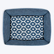 HUFT Blueloom Lounger Bed For Dog - Blue