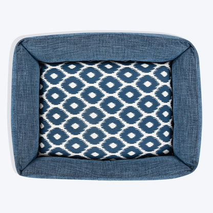 HUFT Blueloom Lounger Bed For Dog - Blue