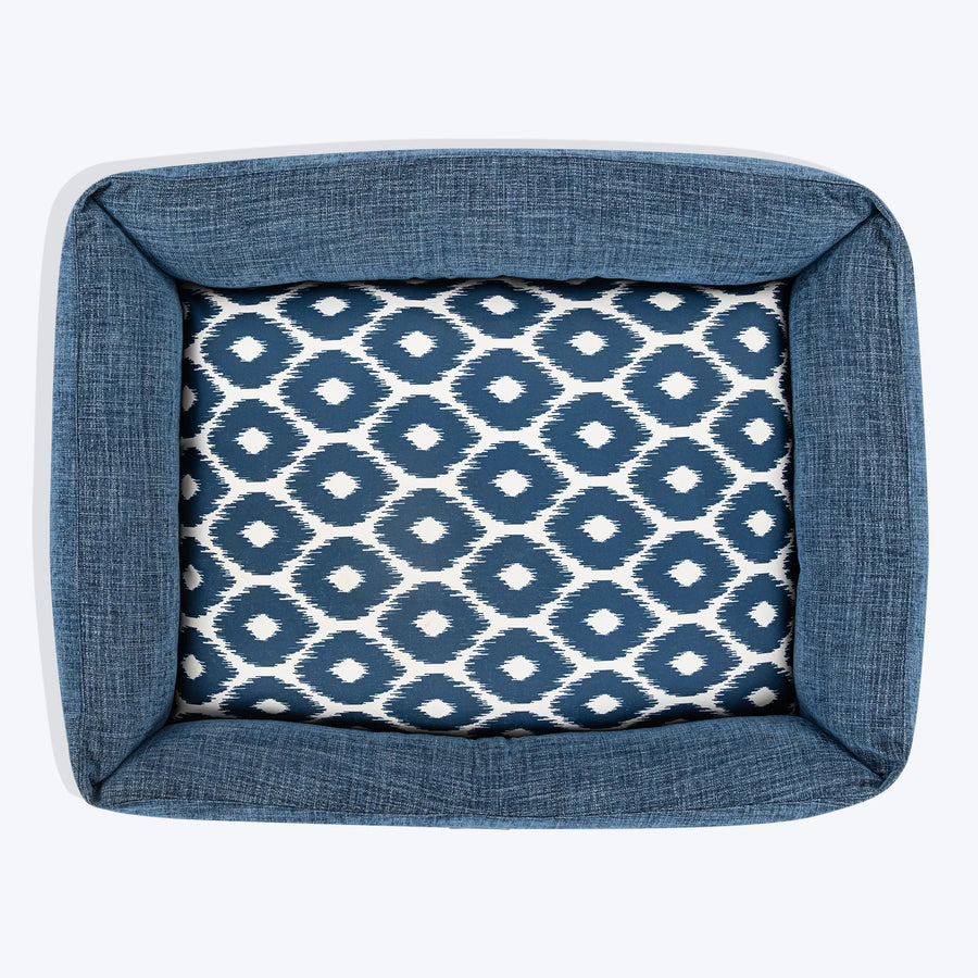 HUFT Blueloom Lounger Bed For Dog - Blue