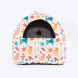 HUFT Snuggle Bloom Tent Bed For Cat - Multicolor
