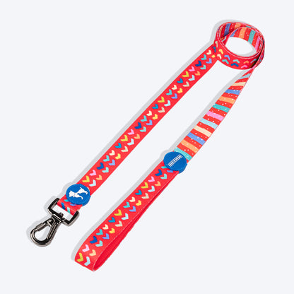 HUFT Heart to Heart Leash For Dog - Red