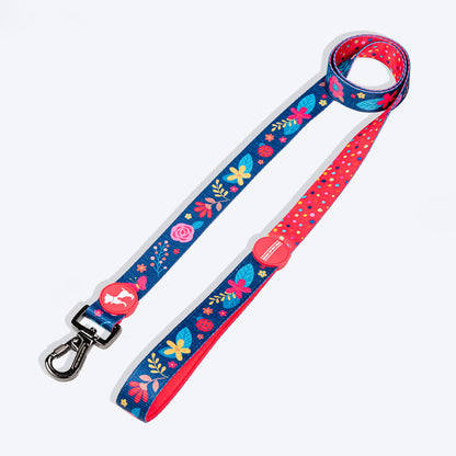 HUFT Bloomscape Leash For Dog - Navy Blue