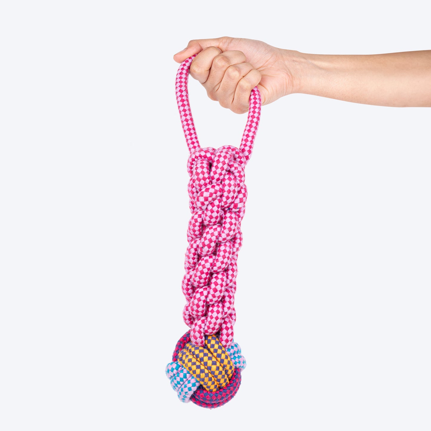 Dash Dog Knots Of Fun Rope Dog Toy - Pink