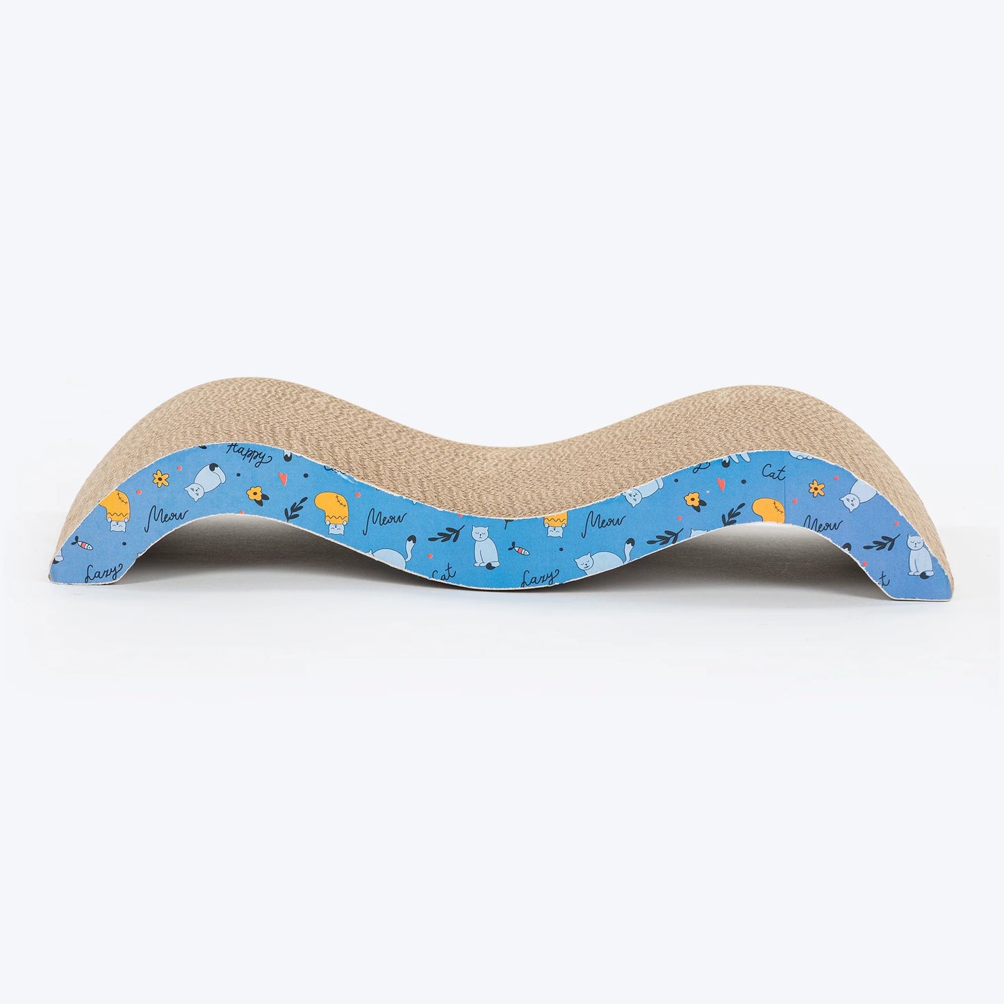 HUFT Purrwave Scratcher For Cat - Blue
