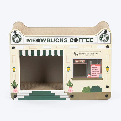 HUFT Meowbucks Coffee Shop Scratcher For Cat - Multicolor