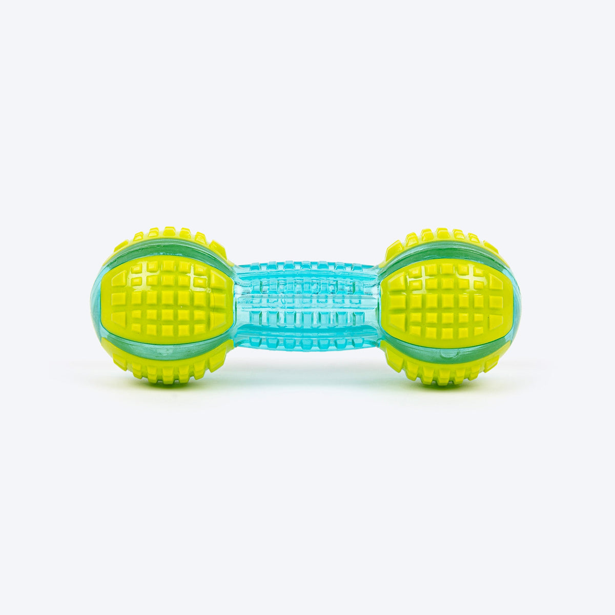 Dash Dog Extreme Play Squeaky Dumbbel Toy For Dog - Green