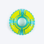 Dash Dog Extreme Play Squeaky Ring Toy For Dog - Green