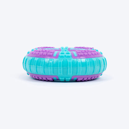 Dash Dog Extreme Play Squeaky Ring Toy For Dog - Blue
