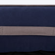 HUFT Classic Lounger Dog Bed - Grey With Navy