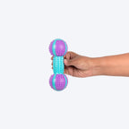 Dash Dog Gnaw & Go Squeaky Toy For Dog - Purple & Blue