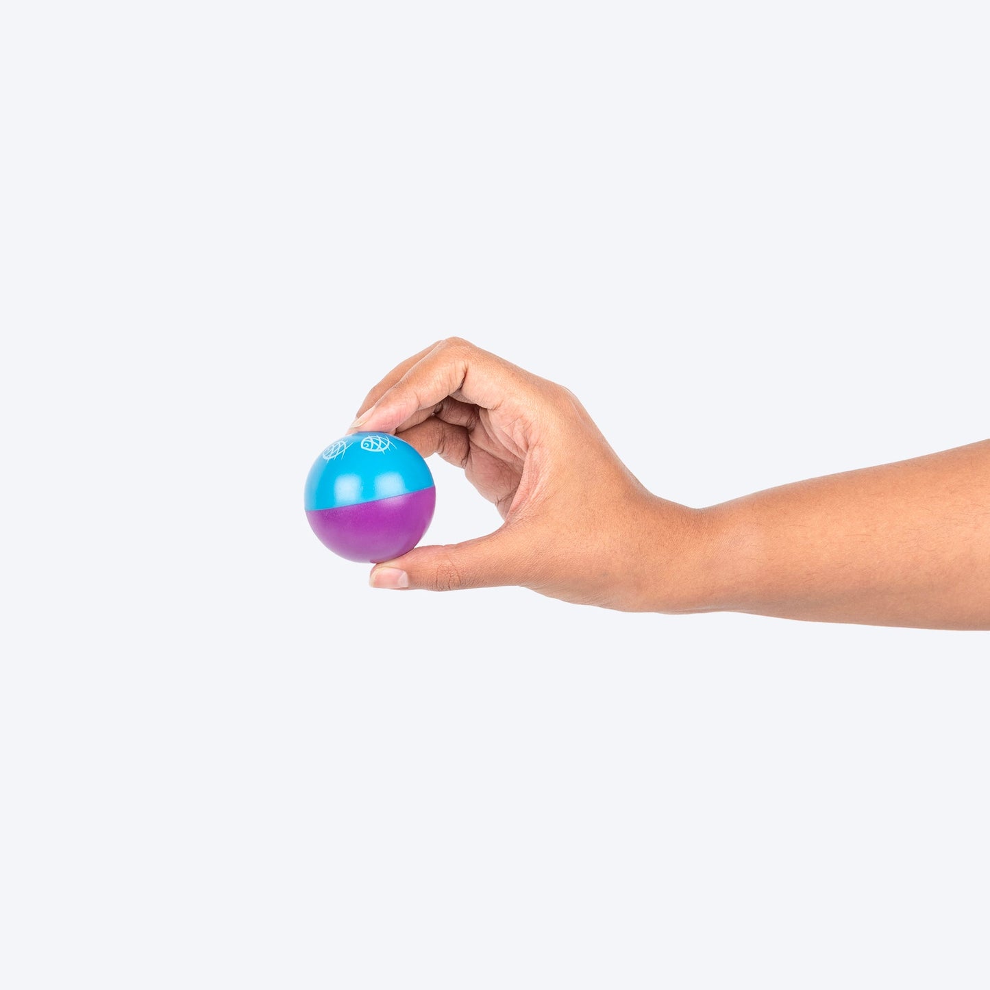 HUFT Baller Wobbler Toy For Cat - Blue & Purple