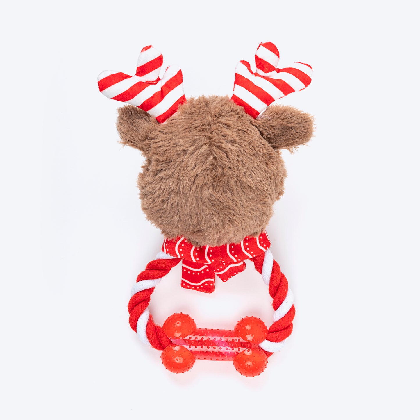 HUFT Dashing Reindeer Squeaky Plush Toy For Dog - Slate Blue