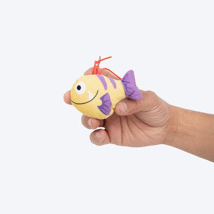HUFT Ocean Buddies Plush Toys With Catnip For Cat - Set Of 2