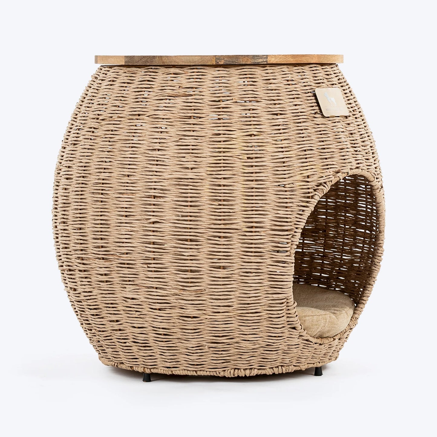 HUFT Paws And Tails Multifunctional Table With Bedding For Cat - Beige