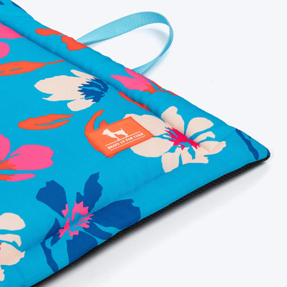HUFT Summer Bloom Mat For Dog - Blue