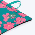 HUFT Pawsome Blossom Mat For Dog - Green & Pink