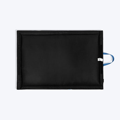 HUFT Happy Stripes Mat For Dog - Navy & Peach